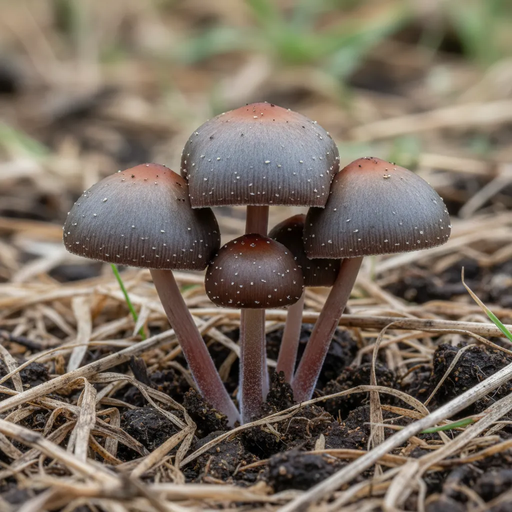 Panaeolus rubricaulis